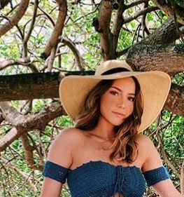 Hailie enjoying her holidays